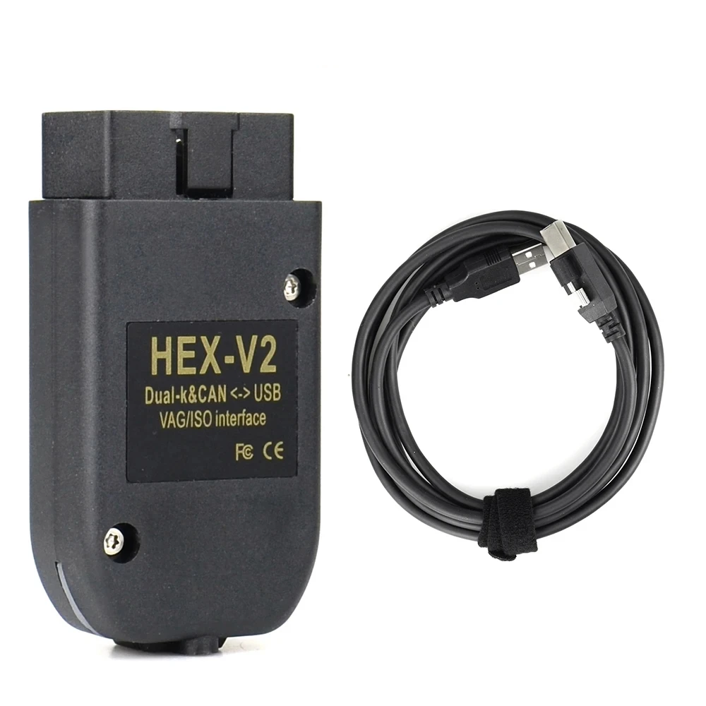 HEX-V2 VCDS Diagnostic and Coding Cable (Unlimited VIN, Lifetime Free Software) - Volkswagen, Skoda, Audi - Free Remote Installation of VCDS
