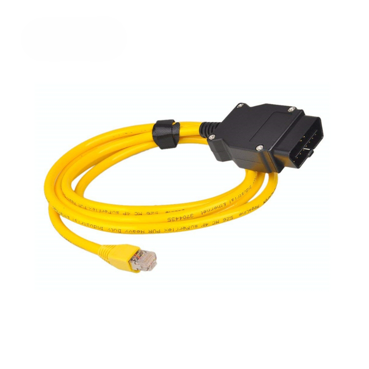 BMW ENET Cable | OBDII to RJ45 Ethernet Cable for BMW F/G/I Series Cars (Coding & Diagnostics with E-Sys, ISTA, Rheingold)