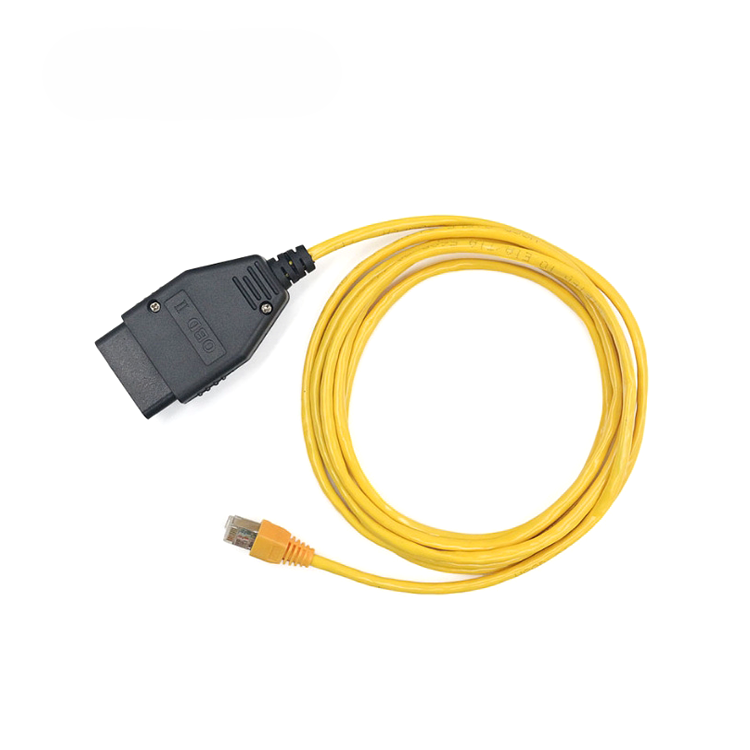 BMW ENET Cable | OBDII to RJ45 Ethernet Cable for BMW F/G/I Series Cars (Coding & Diagnostics with E-Sys, ISTA, Rheingold)